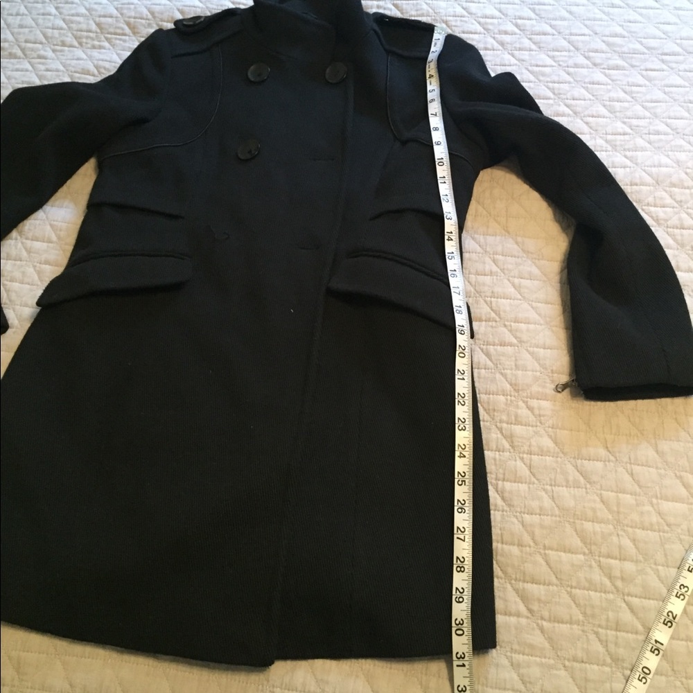 Marilyn & Me black pea coat Large - Picture 8 of 8
